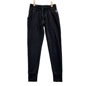Free People Movement Jogger Women's Small Black Yoga Boho Lounge Athleisure Y2k‎